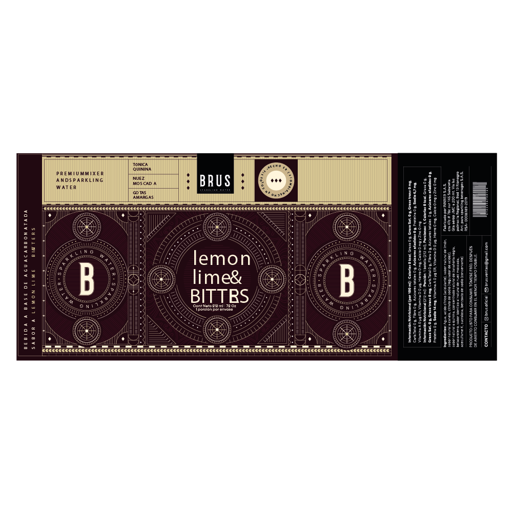 Premium Mixer Lemon Lime & Bitters
